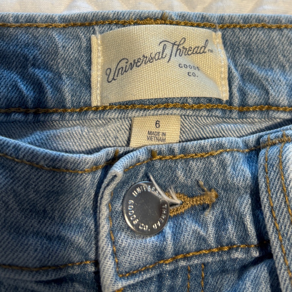Universal Thread Denim Blue Skirt Size 6 - Picture 2 of 3